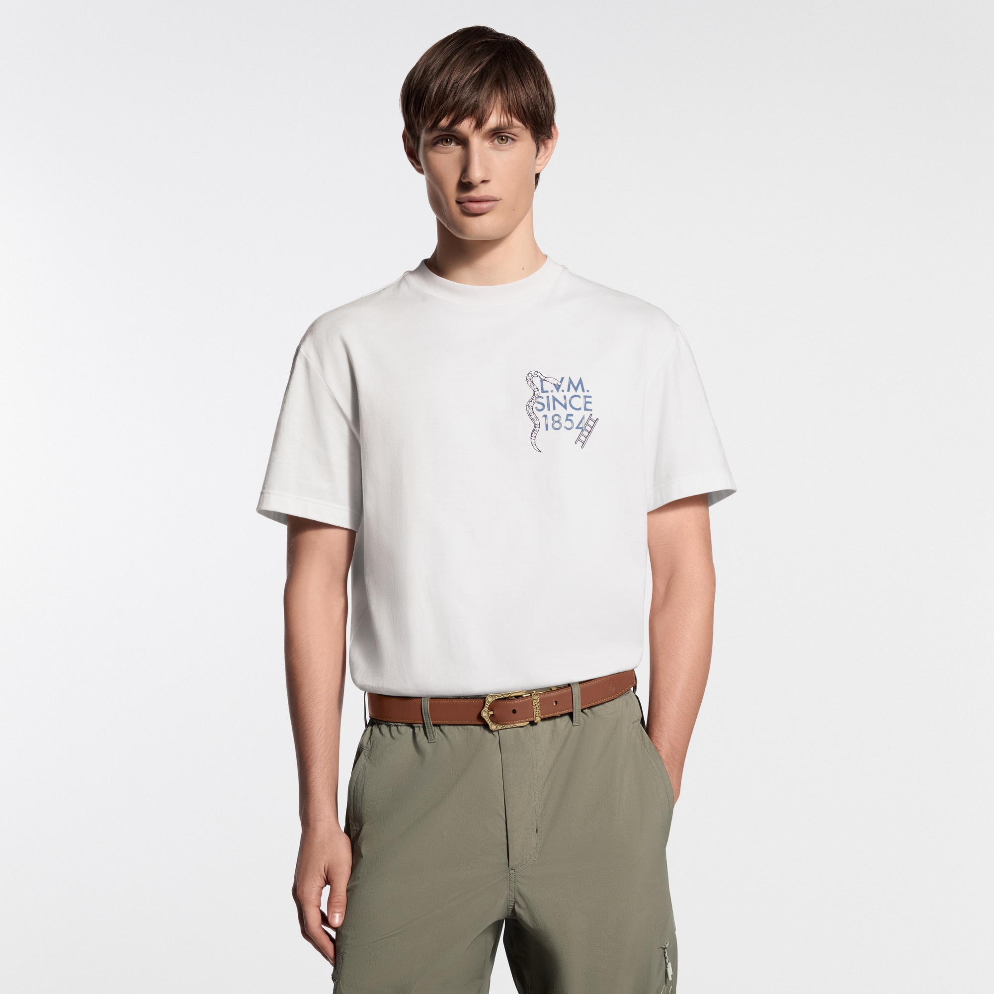Printed T-Shirt - Luxury White | LOUIS VUITTON